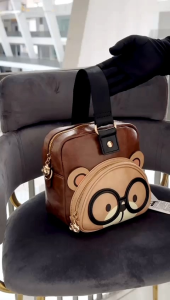 1310-3# NEW ARRIVAL MINI CREAM BEAR SHOULDERBAG NO BOX WOMENBAG
