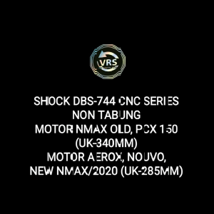 SHOCK DBS-744 CNC SERIES UK-285MM AEROX NEW NMAX/2020 NOUVO SHOCKBREAKER BELAKANG NON TABUNG SKOK HARGA GROSIR TERMURAH