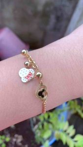 Gelang Serut Tangan Love Gold Cxb2801