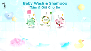 Tắm & Gội Hương Cherry Chín cho bé MINE - Kid Wash & Shampoo Sweetie Cherry - ShopFood77