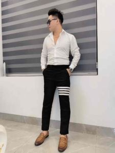 Quần Âu nam quần 4 kẻ chất tăm lì cực đẹp phù hợp nhiều lứa tuổi