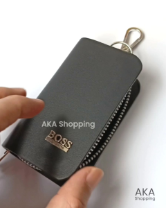 HC B05 | Elegan Dompet STNK Gantungan Kunci Mobil Motor | Resleting