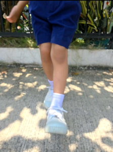 บานาเน่ ถุงเท้านักเรียนพื้นเทา Freesize 9-12