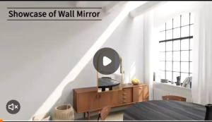 17cmx24cm Bathroom Mirror Glass Mirror Wall Decor/Cermin Kaca Cermin Tandas Hiasan Dinding