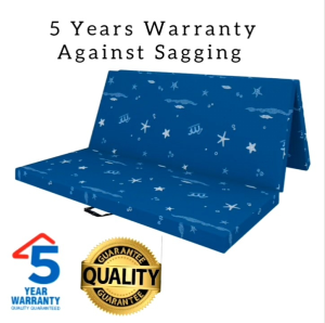 MANDAUE FOAM Mega Fold and Keep Mattress / Trifold Mattress / Foldable  Mattress with Carrying Case  5 years warranty (Available in 2 inches Thickness and 3 inches thickness) ( Single Semi Double Full Double Queen) - Lazada