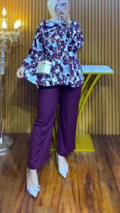 Setelan Premium / Setelan Rayon Kombinasi Viral / Setelan wanita viral by Agniya fashion