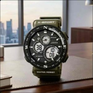 LASKAW-H9033 Digital Watch30M Waterproof LED Backlight & Alarm –Wristwatch for Men Boys
