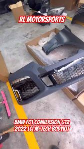 BMW F01 F02 to G12 7 series LCI bodykit body kit front side rear bumper grill bonnet head taul lamp light fender cover