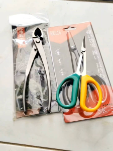 Alat Bonsai Catok Bonsai Miring Plus Gunting Paket C29