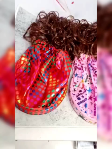 Bando Wig Rambut Palsu Anak & Dewasa | Bandana Rambut Palsu / Wig Headband | BDW-874544