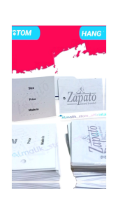 100 PCS Stiker label toples kue bulat logo olshop kue dessert ultah lebaran kemasan makanan bolu