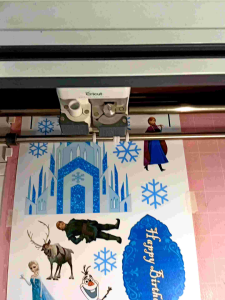 Frozen Cake and cupcake toppers(machine cut waterproof )