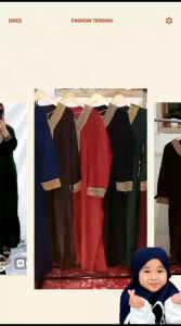 GAMIS ARAB RENDA SULTAN LENGAN PANJANG GAMIS RENDA UKURAN STANDART RAYON SUPER TEBAL GAMIS ARAB FULL RENDA RESLETING DEPAN Busui Friendly Khas Pekalongan BY LANA