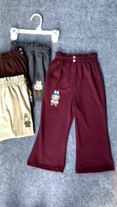 Paket 3PCS Celana Cutbray Anak Motif LABUBU | untuk Usia 3–8 Tahun | Bahan Lembut & Nyaman