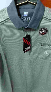 [COD] KAOS CRS 91 KERAH SALUR PRIA LENGAN PENDEK || KAOS DISTRO BANDUNG