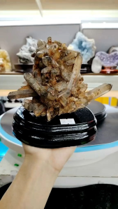 Natural South Africa High Gred Smoky Citrine Crystal Cluster Ornament