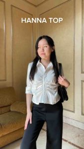 HANNA LONG SLEEVE TOP - LAVEE APPAREL / Atasan Kemeja Lengan Panjang