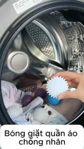 Bóng giặt Cầu Gai Hỗ Trợ Giặt Đồ Siêu Sạch Chống Nhăn Quần Áo