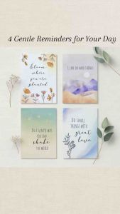A6 Motivational Postcards | Inspirational Quote Cards | Watercolor Floral | Positive Mindset Prints