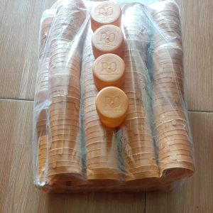 Tutup Galon Isi Ulang RO Warna Orange Dengan Permukaan Datar Dan Quantity 250 pieces (AL319)