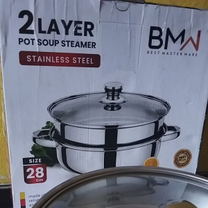 Panci Pengukus Dua Layer: Mengukus Bakpao & Siomay