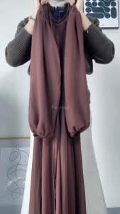 Gamis Hanna Pesta Mewah Elgan Terbaru Bahan Cerutty Premium Jumbo Bridesmaid Mix Mutiara Terbaru2025