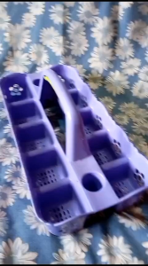 (BUBBLEWRAP) RAK TEMPAT AQUA GELAS AIR MINERAL 10 LUBANG