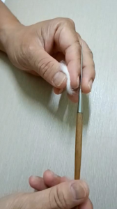 1 cây cuốn bông gòn ướt ngành ráy tai chuyên nghiệp 👂👂👂