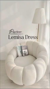 LEMISA DRESS. Bahan Cotton Rayon Prmium. PJ.135cm LD.105cm. Kancing Depan.