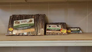 Living World Treehouse Wooden Log Fence Big 50x30cm rabbit 栏宠物围栏 软木围栏 兔子围栏躲避