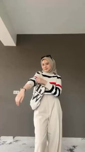 Boomsell.id - Highwaist Oro Pants - Celana Kulot wanita Loose - Celana Bahan kerja Wanita