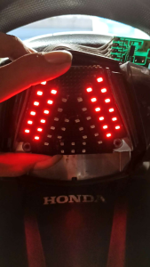 stoplam running beat karbu dengan 8 mode kedipan otomatis