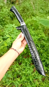 golok bohler k110 original premium fulltanduk hitam super