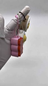 CLICK-ET! Breakfast Clicker Keychain by Slycelab 3D Printed Aesthetic Fidget Toy for Stress Relief