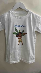 Tshirt kids kaos atasan oblong sablon gambar karakter MOANA anak perempuan usia 1-12tahun