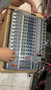 IMIX MS-1216FX 12 Channel Passive Mixer with LCD Dsiplay and USB Mixer with USB Without EQ
