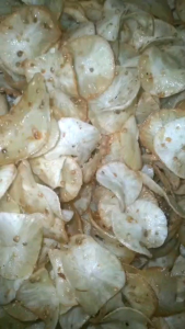 Keripik Singkong gurih rasa ketumbar 500 gram