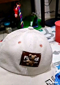 T.I - Topi Anak Laki Perempuan Kenz0 Corduroy Bucket Hat Import