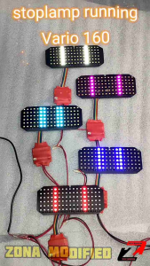 Stop Lamp Running Honda Vario 160 2022-2024: 10 Mode