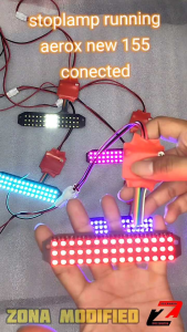 Stop Lamp Running Yamaha Aerox 155 New Connected 2020-2024 8/10 Mode