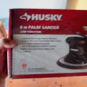 Husky 6 in. Low Vibration Palm Sander