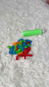 Fancy Mainan Anak Pompa Balon Mini+ Balon jari / Balon Air