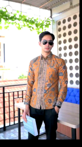 KEMEJA BATIK PRIA KASUAL TERBARU BATIK PRABUSENO SIZE SLIMFIT LENGAN PANJANG KWALITAS PREMIUM BAHAN KATUN PRINTING LAPIS PURING ERO MOTIF WICAKSANA