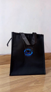 Tas Bekal Makanan Anak Aluminium Foil Desain Vintage - Tas Selempang Multifungsi Warna Hitam