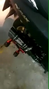 Knalpot Racing R9 h2 black dop NMX PCX AEROX LAXY Vario Beat SCUPY dll