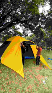 tenda camping kapasitas 10 orang /tenda dome /tenda Pramuka