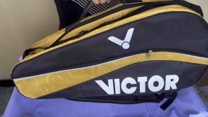 desports Tas raket olahraga badminton bulutangkis R3 muat 7-12 raket ruang lebih lega raket tenis juga masuk