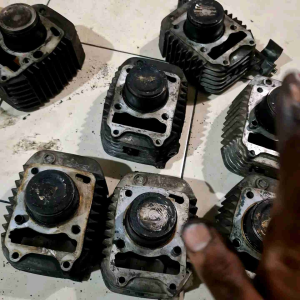 Block Blok Cylinder Comp Set Seher Piston Supra X 125 FI Injeksi KYZ Helm In Blade New Fi Injeksi (K41) Blok Silinder Boring Buring Blade Injeksi Supra X 125 Injeksi Kode (K41) Original Engine Motorcycle