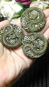 Premium Grade 7A Golden Sheen Obsidian Crystal Stone Dragon Pendant 精品货头级亮光眼天眼猫眼招财金曜石立体精雕龙牌吊坠