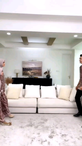 Baju Sarimbit Couple Keluarga Modern Maxmara Silk Premium